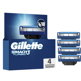 Image de Lames GILLETTE mach3 turbo 3d