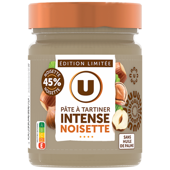 Image de U
Pâte à tartiner aux noisettes sans huile de palme