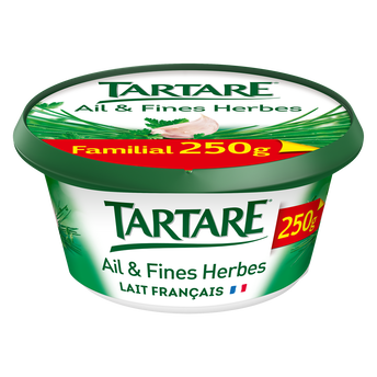 Image de Fromage à tartiner ail et fines herbes TARTARE - 250