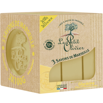 Image de Savon cube de marseille glycériné LE PETIT OLIVIER