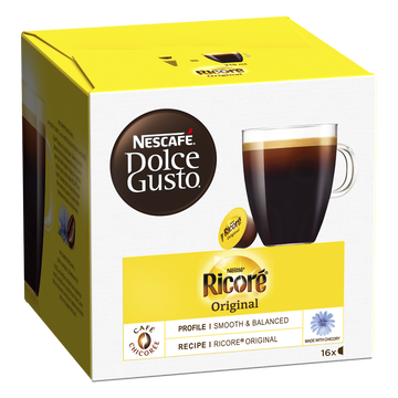 Nescafé Café Capsules Nescafe Dolce Gusto Ricoré Original - Compatible Dolce Gusto - X16