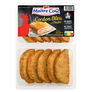 Maître Coq Cordon Bleu, Maitre Coq, France, Barquette 1kg