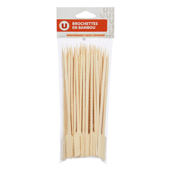 Image de U
Brochette en bambou 18cm
