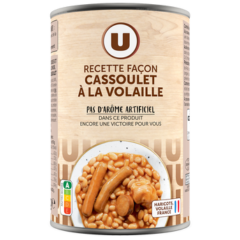 Image de U
Cassoulet volaille boîte 1/2
