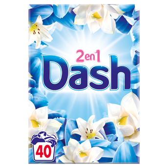 Image de Lessive poudre détergent air frais et flr.blanches DASH