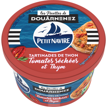 Image de Tartinades de Thon Tomates Séchées & Thym PETIT NAVIRE