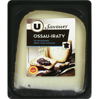 Image de U SAVEURS
Pur brebis au lait pasteurisé Ossau Iraty AOP  35,5%MG