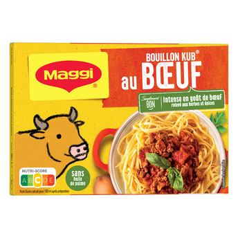 Image de Bouillon cube boeuf MAGGI, boite de 18 cubes
