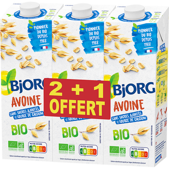 Image de Boisson nature d'avoine calcium bio BJORG