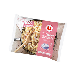 Torsades A La Carbonara U 1 2kg Super U Hyper U U Express