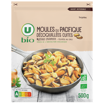 Image de U BIO
Moules du Pacifique cuites dé-coquillées