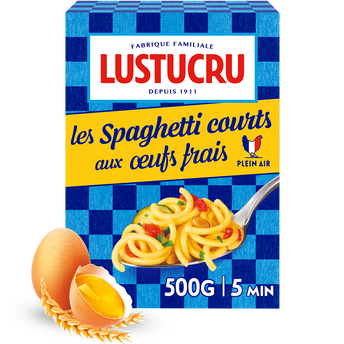 Image de Spaghetti courts aux oeufs frais LUSTUCRU