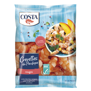 Costa Crevettes Rouges Du Pacifique Costa, 300g