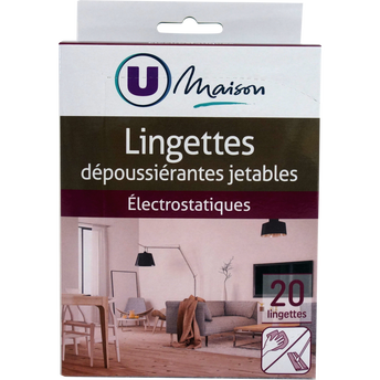 Image de U MAISON
Lingettes dépoussiérantes 20
