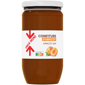 Image de Confiture d'abricots 35% de fruits PRIX MINI