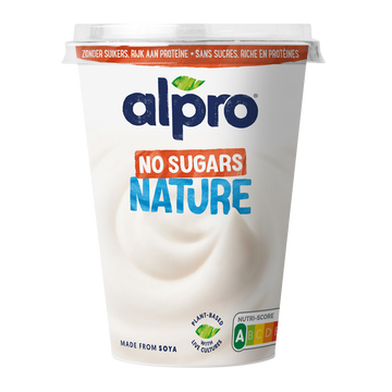Alpro Dessert Végétal Nature Sans Sucres Base Soja Alpro - 500g