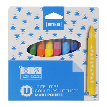Image de U
Feutres de coloriage pointes maxi couleurs intenses
