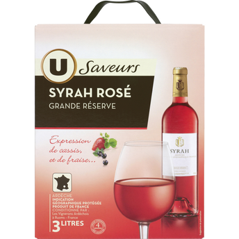 Image de U SAVEURS
Vin rosé IGP Ardèche Syrah grande réserve - Fontaine à vin