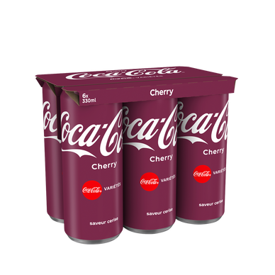 Soda Cerise Vanille Coca-Cola : la canette de 355 ml à Prix Carrefour