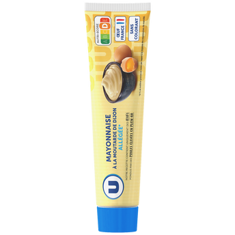 Image de U
Mayonnaise allégée en matières grasses à la moutarde de Dijon