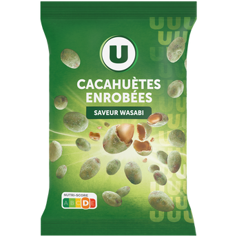 Image de U
Cacahuètes enrobées saveur wasabi