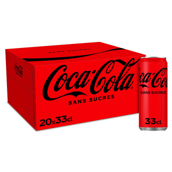 Image de Soda COCA-COLA sans sucres - Pack canettes