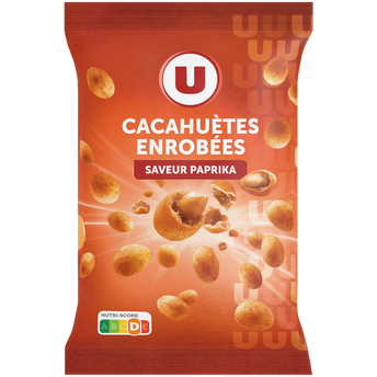 Image de U
Cacahuètes enrobées goût paprika  sachet de
