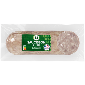 Image de U
Saucisson à l'ail nature
