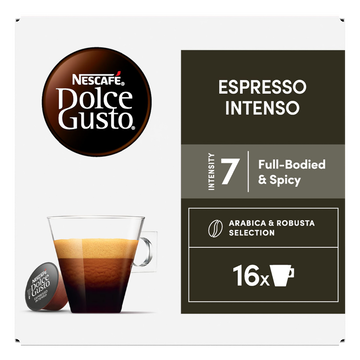 Nescafé Café Capsules Nescafe Dolce Gusto Espresso Intenso N°7 - Compatibledolce Gusto - X16