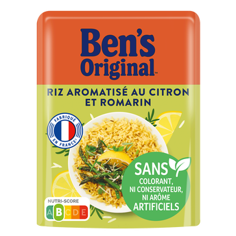 Image de Riz micro-ondable Citron et Romarin 2min BEN'S ORIGINAL