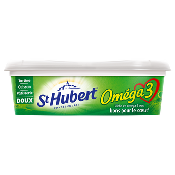 Image de Matière grasse allégée à tartiner 52%MG ST HUBERT Oméga 3 enrichie envitamine b1