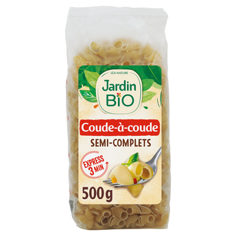 Image de Coude-à-coude semi-complets pâtes bio JARDIN BIO