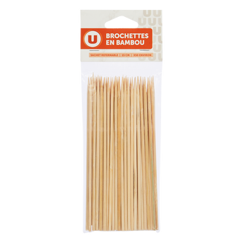 Image de U
Brochette en bambou 15cm