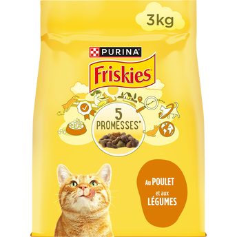 Image de Croquettes pour chat adulte Poulet FRISKIES