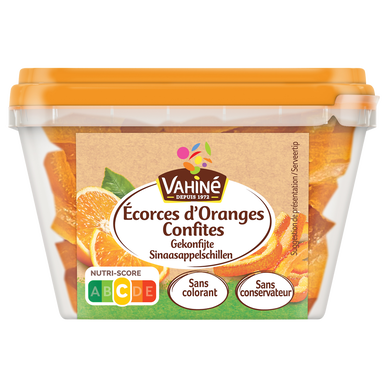 Orange confite écorce cube BIO, qualité EXTRA