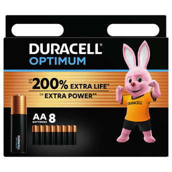 Image de Pile Optimum LR6 AA x8