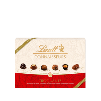 Image de Assortiment Confiserie Chocolat Connaisseurs Croquants LINDT - Boîte