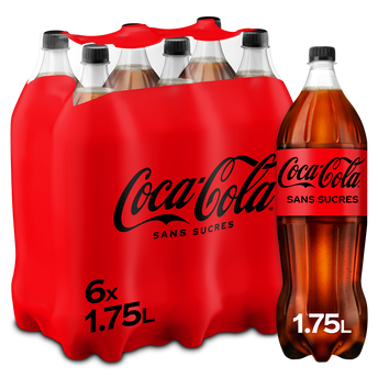 Image de Soda COCA-COLA sans sucres - Pack Bouteilles