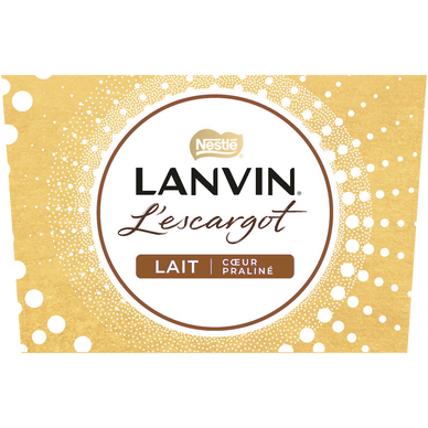 Essayez Lanvin L'escargot chocolat au lait 164g