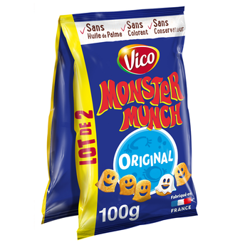 Image de Biscuits apéritifs salés MONSTER MUNCH, sachet