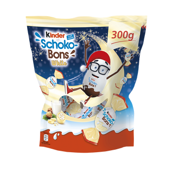 Image de Oeufs en chocolat au chocolat blanc KINDER SCHOKOBONS