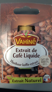 20ML EXTRAIT CAFE VAHINE - Super U, Hyper U, U Express - www
