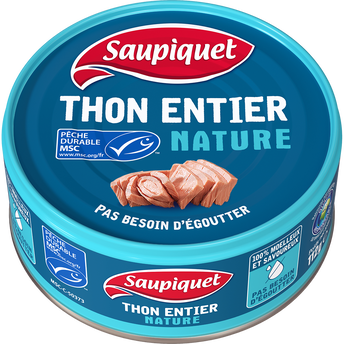 Image de Thon entier nature msc SAUPIQUET 112g