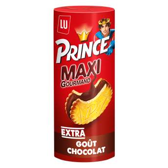Image de Biscuits fourrés au chocolat Maxi Gourmand PRINCE, paquet de
