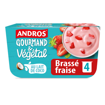 Image de Brassé végétal fraise ANDROS GOURMAND&VEGETAL