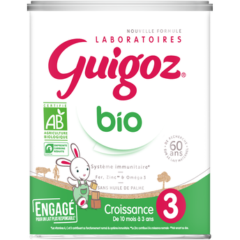 Image de Lait croissance en poudre BIO dès 12M GUIGOZ OPTIPRO - Boîte