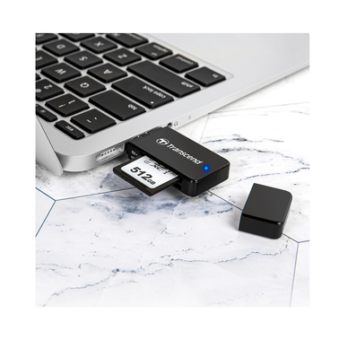 Lecteur de Carte SD et Micro-SD USB Taux de transfert 5Gbps U3062 LinQ Gris