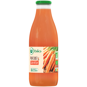 Image de U BIO
Jus de carottes  bouteille en verre de