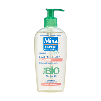 Image de Eau Micellaire Apaisante A l'Aloe Vera Bio MIXA - Flacon