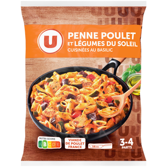 Image de U
Penne au poulet et aux légumes du soleil